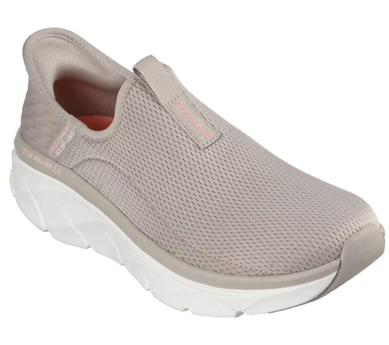 Skechers Skechers Slip-ins RF: D’Lux Walker 2.0 – Taupe / Koraal (150099-TPCL)