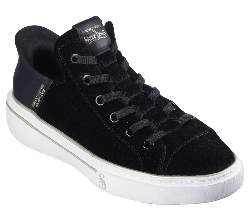 Skechers Skechers Slip-ins: Snoop One – Boss Life Velvet – Zwart (251025-BLK)