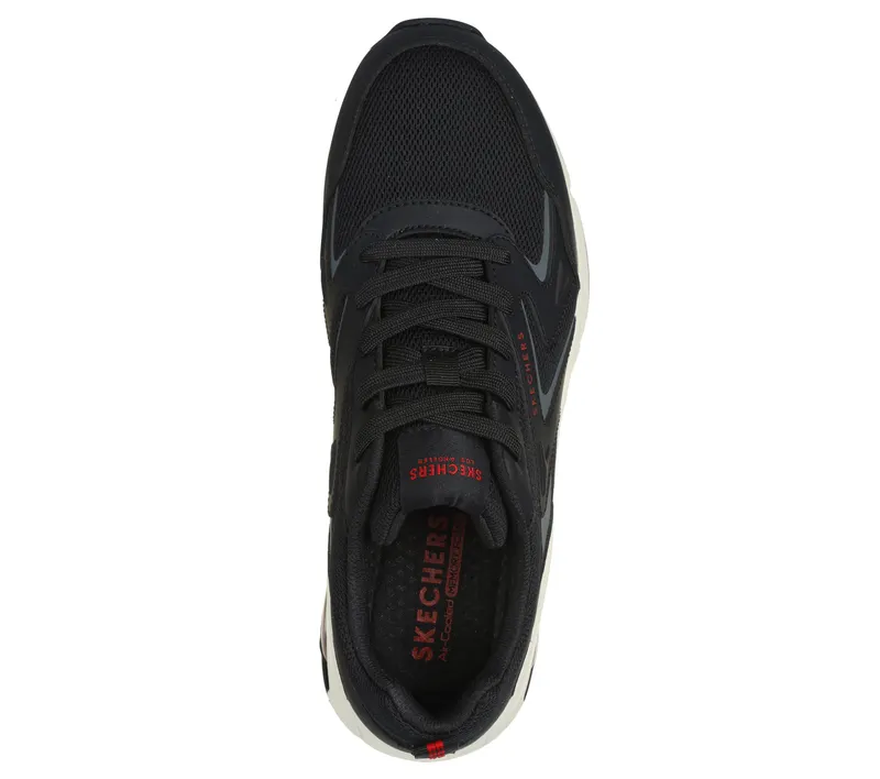 Skechers Uno Evolve – Absolute Air – Zwart / Rood (183040-BKRD)