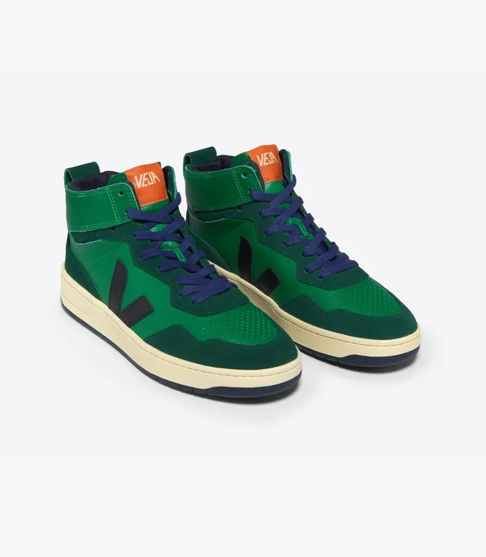 Veja V-95 LEATHER EMERAUDE BLACK (QZ2003686A)
