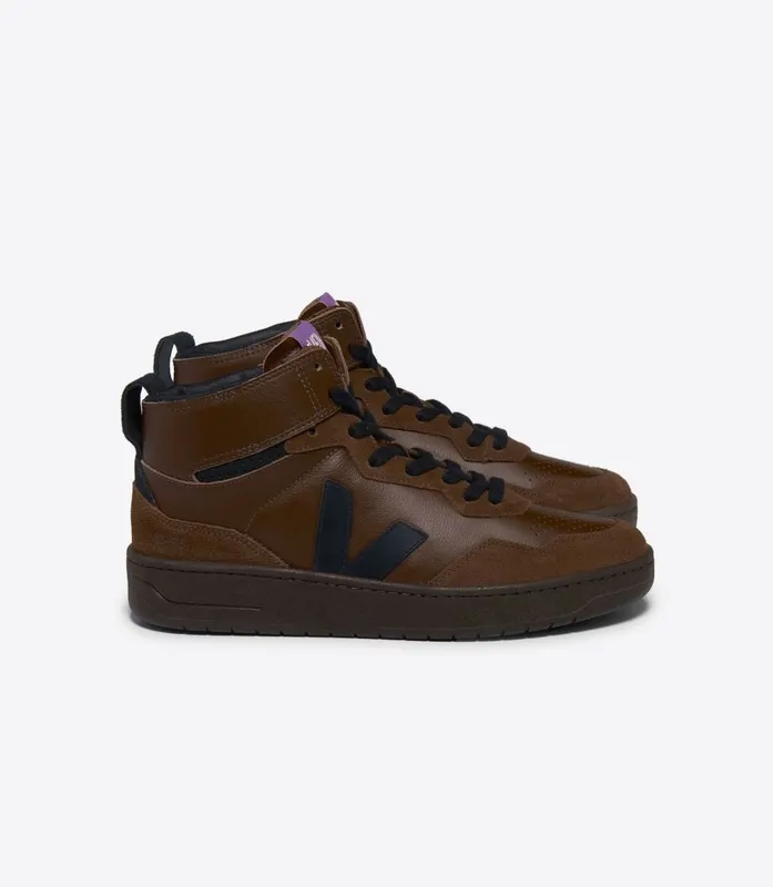 Veja V-95 LEATHER WALNUT BLACK (QZ2003688A)