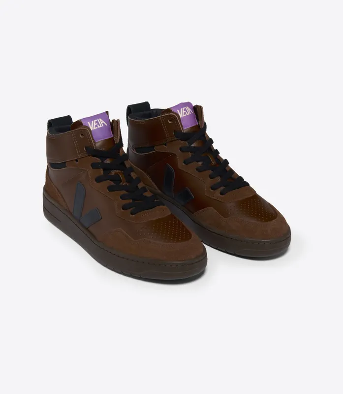 Veja V-95 LEATHER WALNUT BLACK (QZ2003688A)