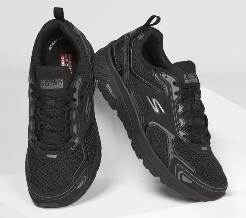Skechers Skechers GOrun Consistent – Zwart / Houtskool (220034-BKCC)