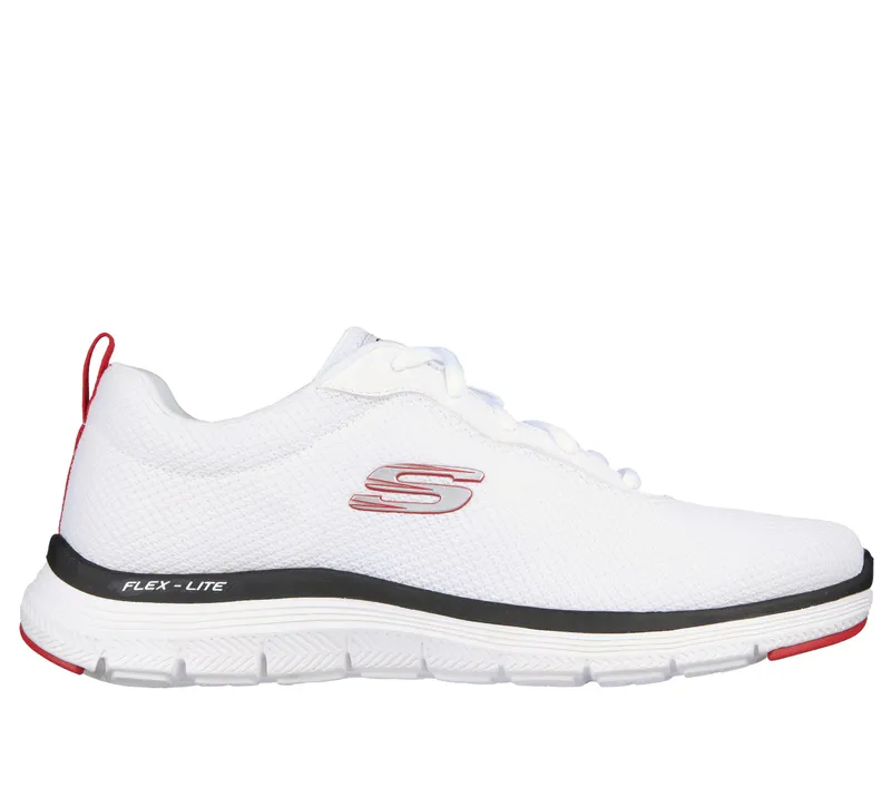Skechers Flex Advantage 4.0 – Providence – Wht / Zwart / Rood (232229-WBKR)