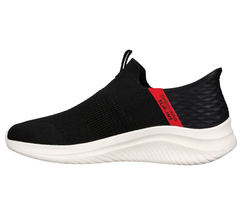 Skechers Slip-ins: Ultra Flex 3.0 – Viewpoint – Zwart / Rood (232451-BKRD)