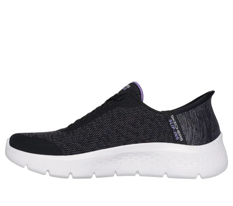 Skechers Skechers Slip-ins: GO WALK Flex – Kaylee – Zwart / Lavendel (124842-BKLV)