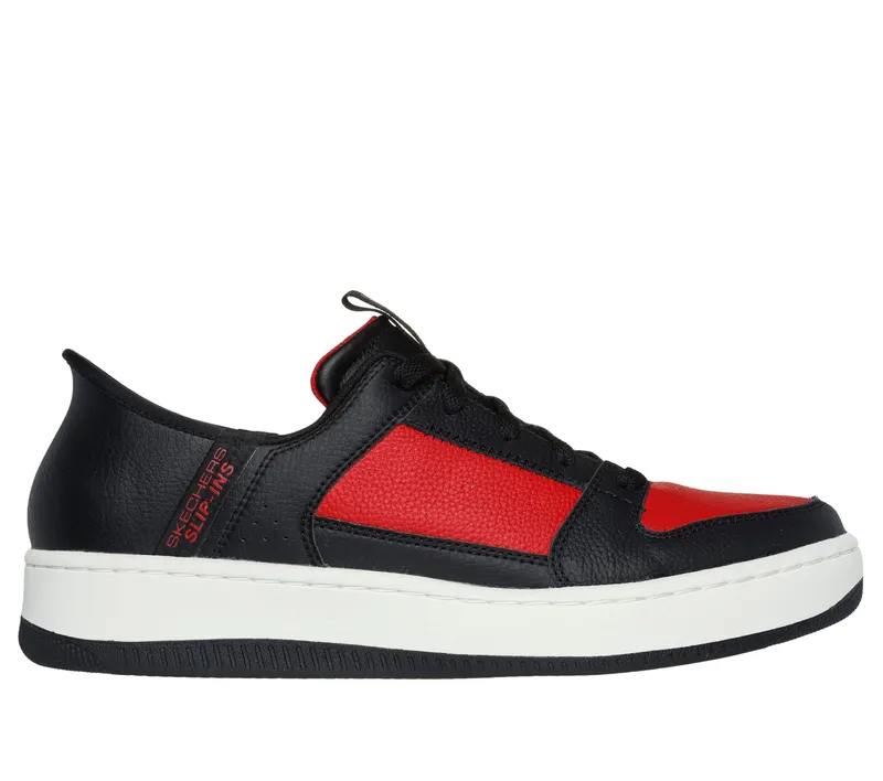 Skechers Skechers Slip-ins: Sport Court 92 – Distown – Zwart / Rood (232445-BKRD)