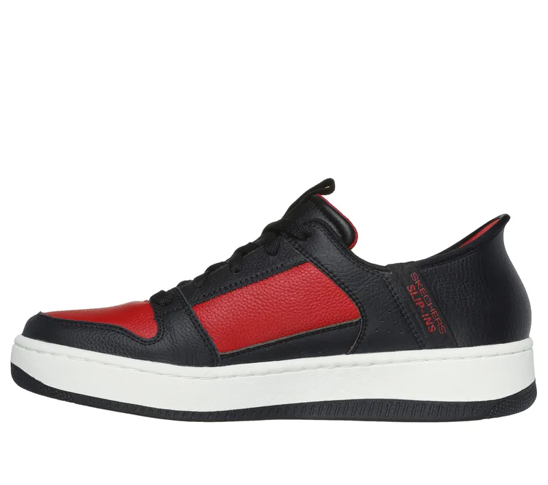 Skechers Skechers Slip-ins: Sport Court 92 – Distown – Zwart / Rood (232445-BKRD)