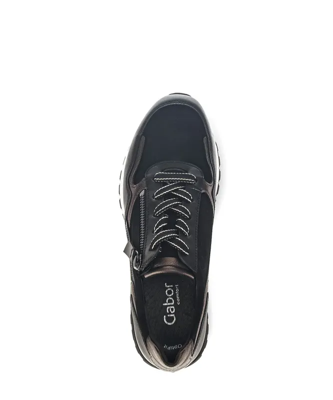 Gabor Lage sneakers Zwart (56.378.37)