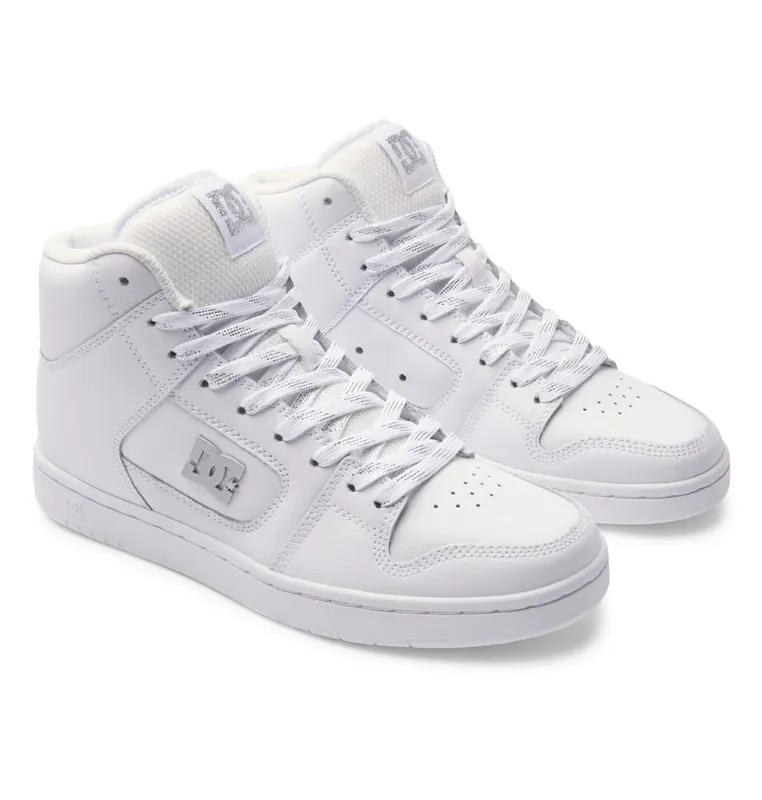 DC Shoes Manteca 4 Hi white/silver (ADJS100164-WS4)