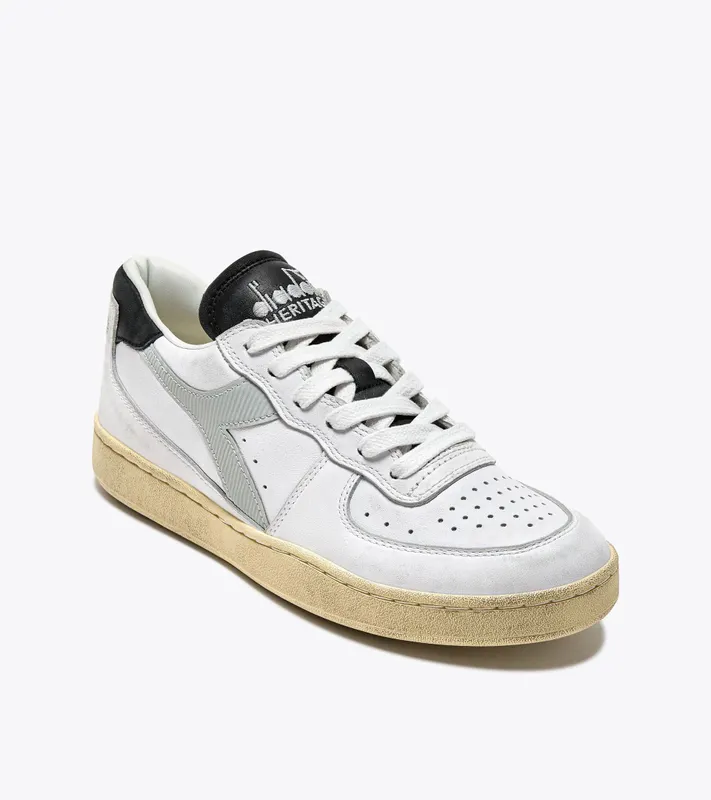 Diadora Mi Basket Low Used White / Glacier Gray (201.181233_C9304)