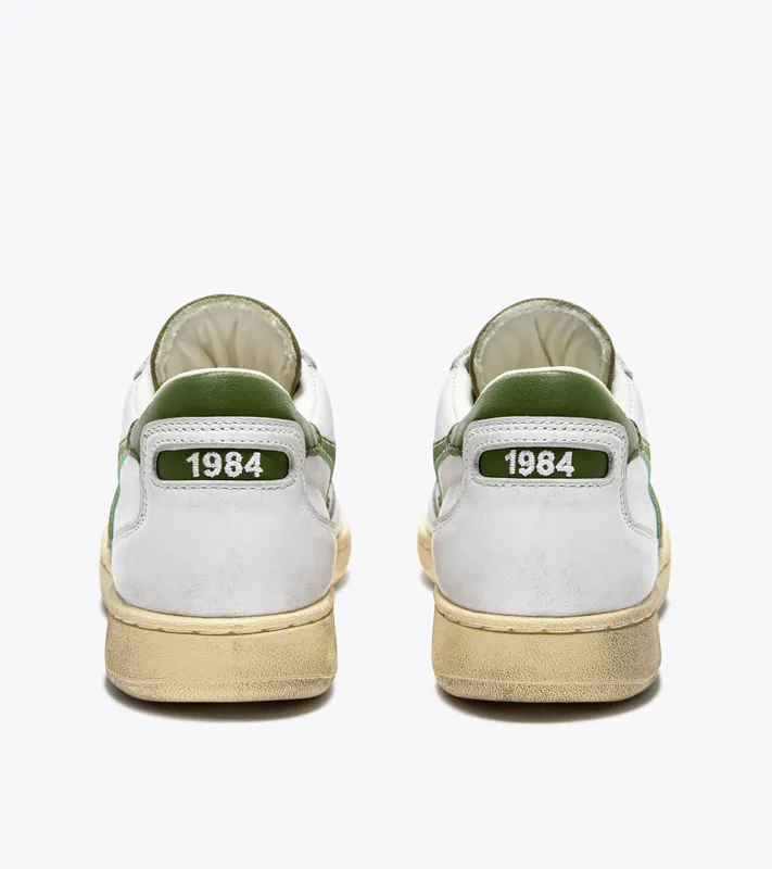 Diadora Mi Basket Low Used White / Pesto (201.181233_D1093)