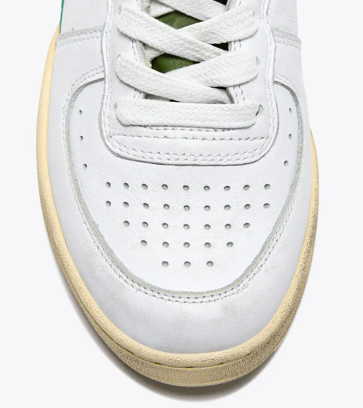 Diadora Mi Basket Low Used White / Pesto (201.181233_D1093)