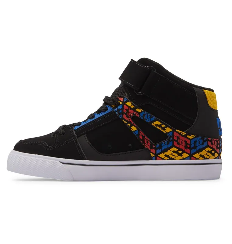 DC Shoes Pure High-Top EV black/red print (ADBS300324-BEP)