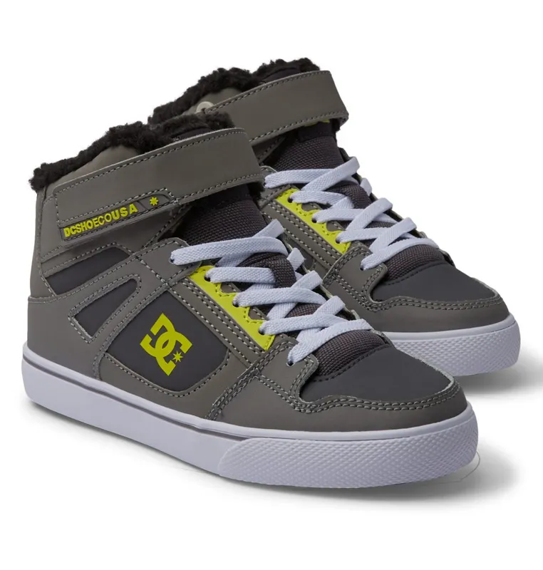 DC Shoes Pure High WNT grey/grey/green (ADBS300327-XSSG)