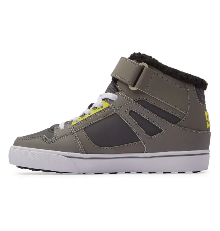 DC Shoes Pure High WNT grey/grey/green (ADBS300327-XSSG)