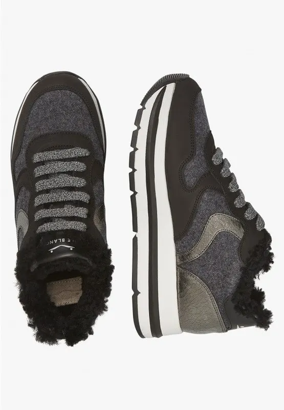 Voile Blanche Maran Fur Black-grey (2015235021A16)