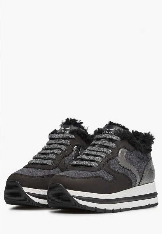 Voile Blanche Maran Fur Black-grey (2015235021A16)