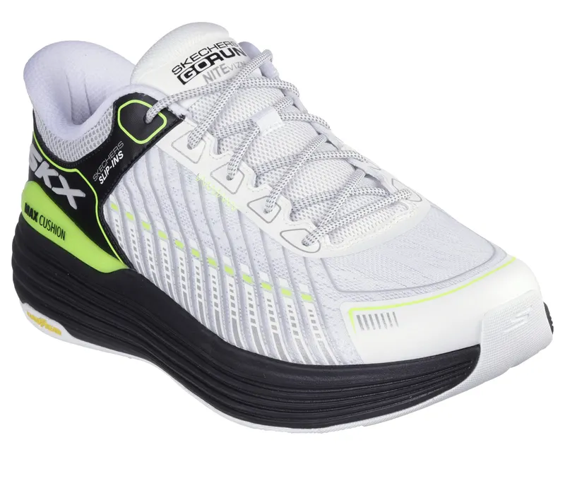 Skechers Skechers Slip-ins: Max Cushioning Suspension – Wit / Zwart (220936-WBK)