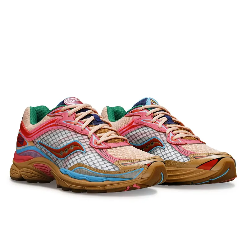 Saucony x JAE TIPS Progrid Omni 9 ‘THE TO-DO LIST’ “Tan/Pink / Multi” (S70864-2)