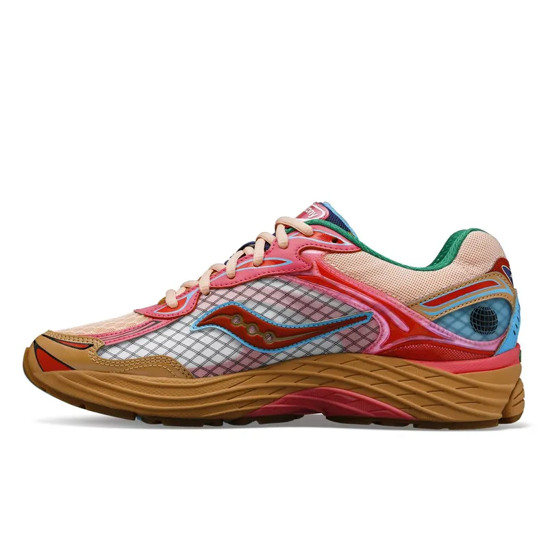 Saucony x JAE TIPS Progrid Omni 9 ‘THE TO-DO LIST’ “Tan/Pink / Multi” (S70864-2)