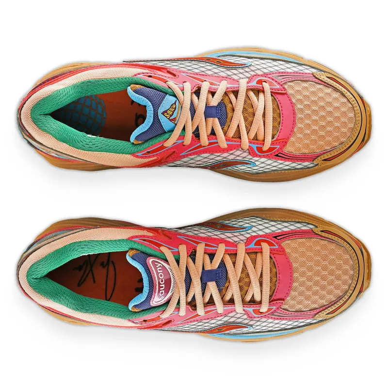 Saucony x JAE TIPS Progrid Omni 9 ‘THE TO-DO LIST’ “Tan/Pink / Multi” (S70864-2)