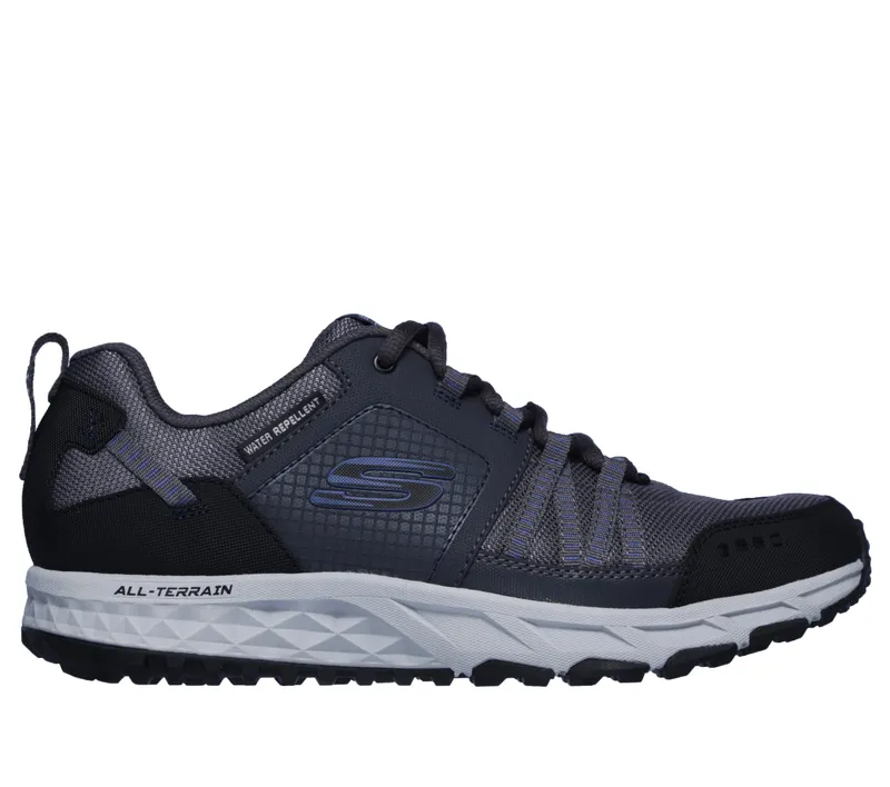 Skechers Escape Plan – Houtskool / Blauw (51591-CCBL)