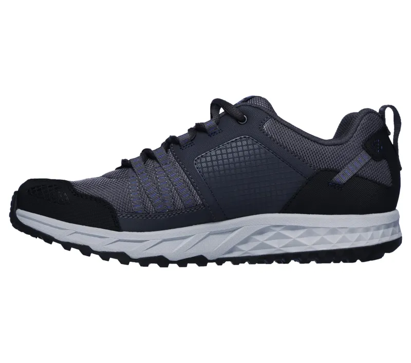 Skechers Escape Plan – Houtskool / Blauw (51591-CCBL)
