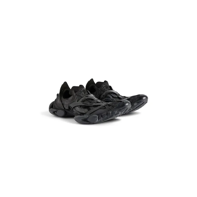 Balenciaga Men’s Reptile Sneaker In Black Black (799518WRPTL1000)
