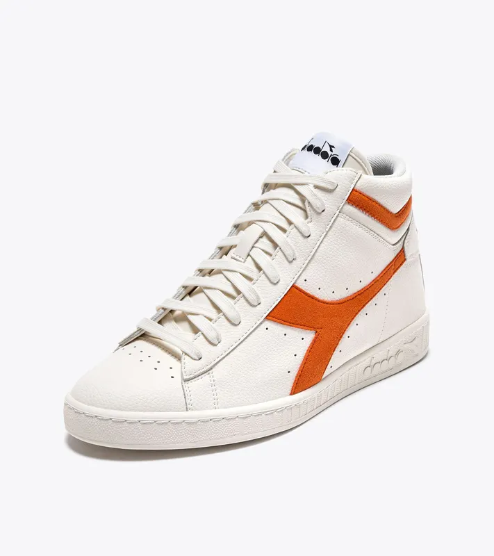 Diadora Game L High 2030 Super White / Golden Poppy (501.181242_C0158)