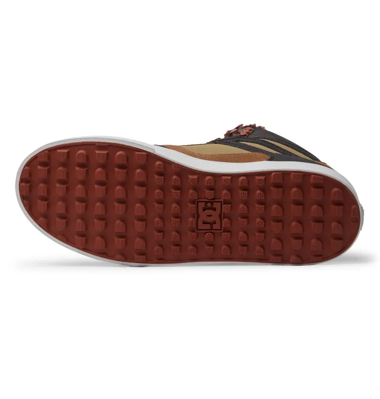 DC Shoes Pure High WNT brown/brown/green (ADYS400047-XCCG)