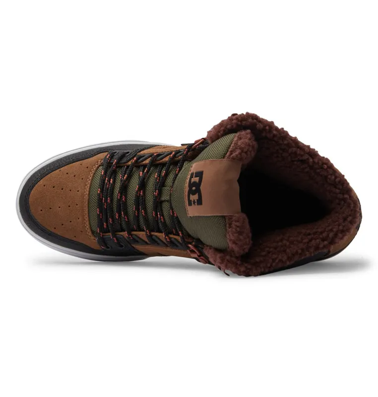 DC Shoes Pure High WNT brown/brown/green (ADYS400047-XCCG)