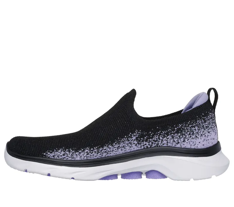 Skechers GO WALK 7 – Zaida – Zwart / Lavendel (125243-BKLV)