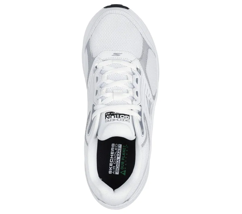 Skechers GO RUN Consistent 2.0 – Advantage – Wit / Zilver (128606-WSL)