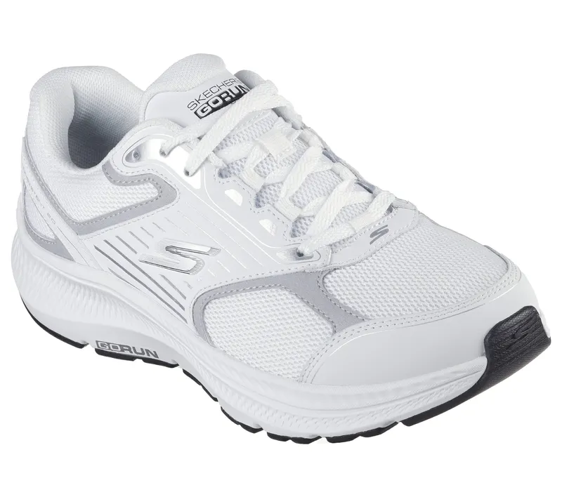 Skechers GO RUN Consistent 2.0 – Advantage – Wit / Zilver (128606-WSL)