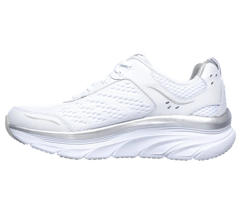 Skechers Relaxed Fit: D’Lux Walker – Infinite Motion – Wit / Zilver (149023-WSL)
