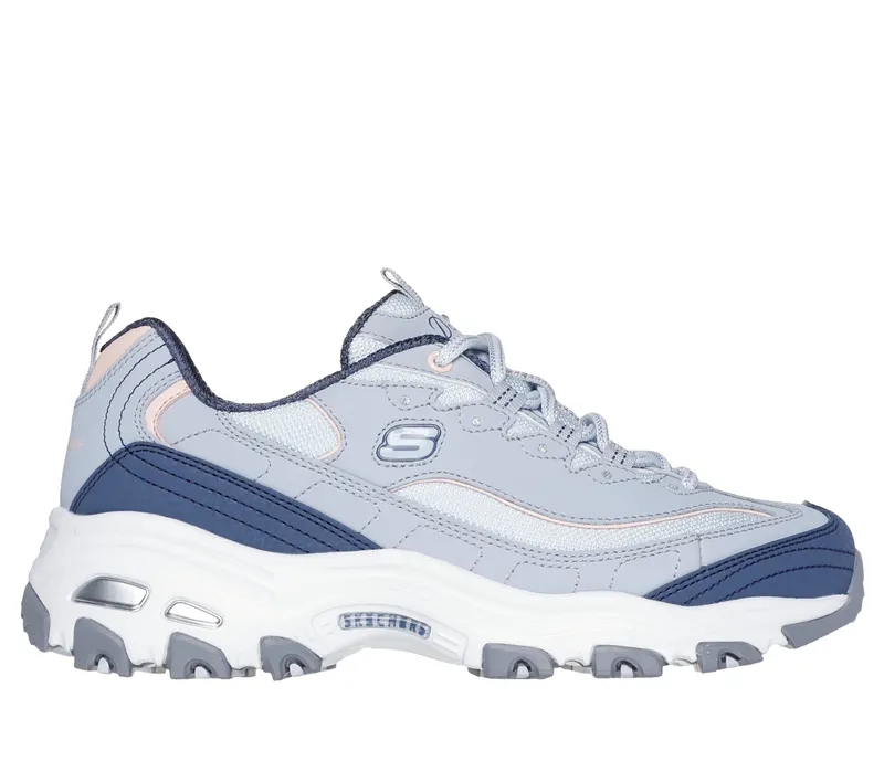 Skechers D’Lites – Popular Vote – Licht Blauw / Multi (150241-LBMT)