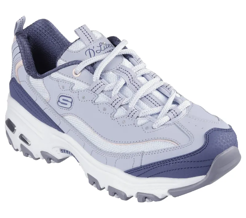 Skechers D’Lites – Popular Vote – Licht Blauw / Multi (150241-LBMT)