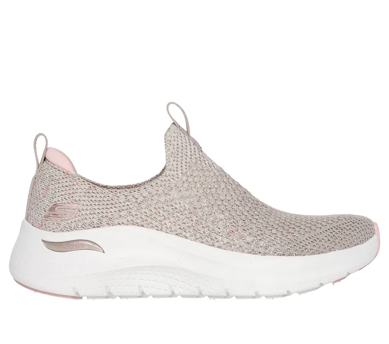 Skechers Arch Fit 2.0 – Sheer Shimmer – Taupe / Roze (150321-TPPK)