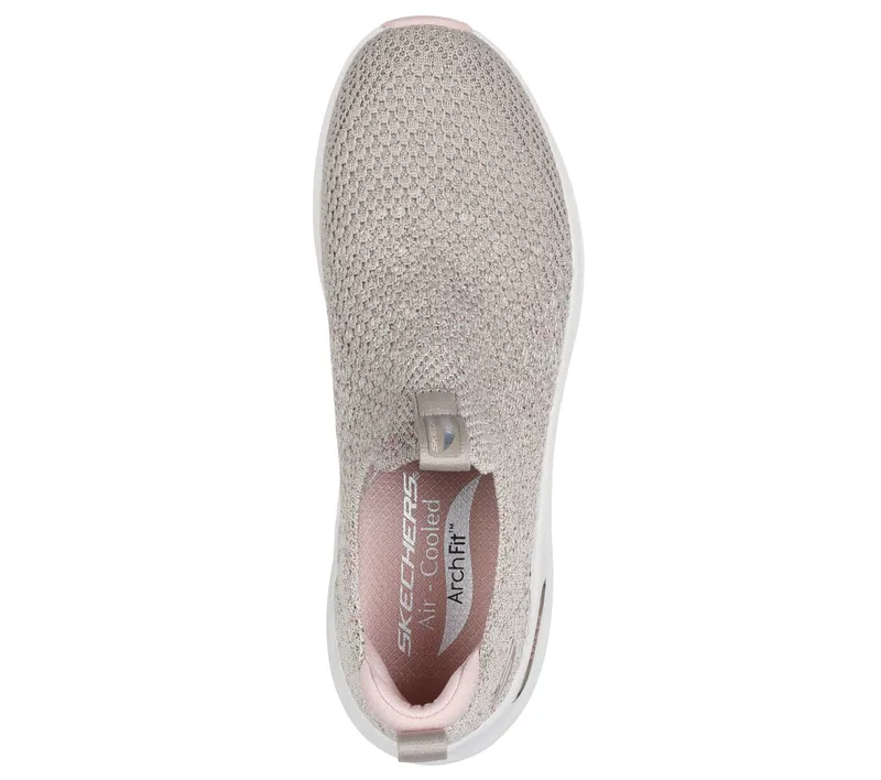 Skechers Arch Fit 2.0 – Sheer Shimmer – Taupe / Roze (150321-TPPK)