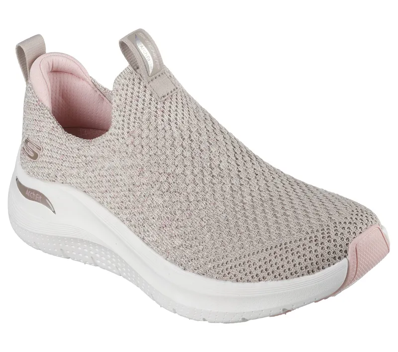 Skechers Arch Fit 2.0 – Sheer Shimmer – Taupe / Roze (150321-TPPK)