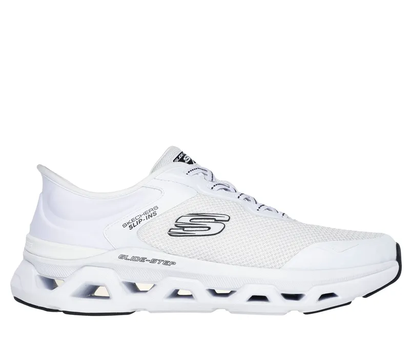 Skechers Skechers Slip-ins: Glide-Step Altus – Turn Out – Wit / Zwart (232922-WBK)