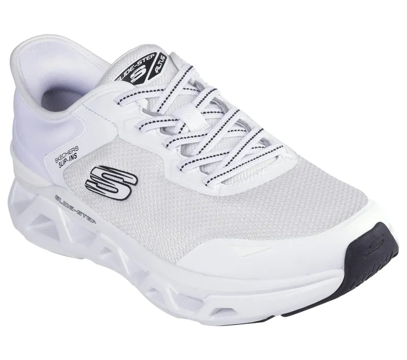 Skechers Skechers Slip-ins: Glide-Step Altus – Turn Out – Wit / Zwart (232922-WBK)