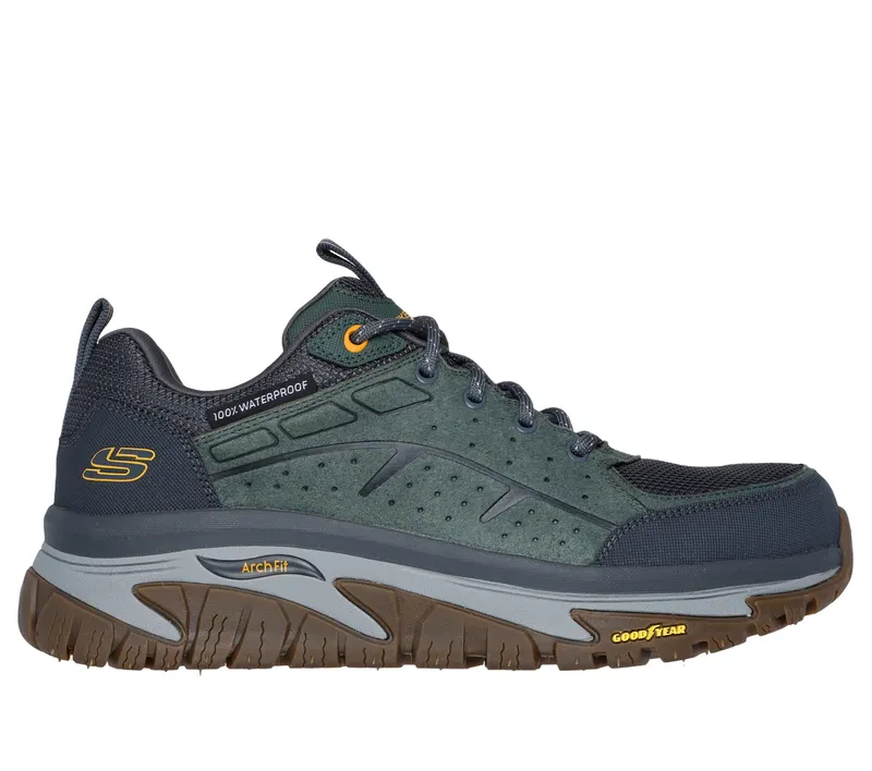 Skechers Waterproof: Arch Fit Road Walker – Vernal – Groen (237688-GRN)