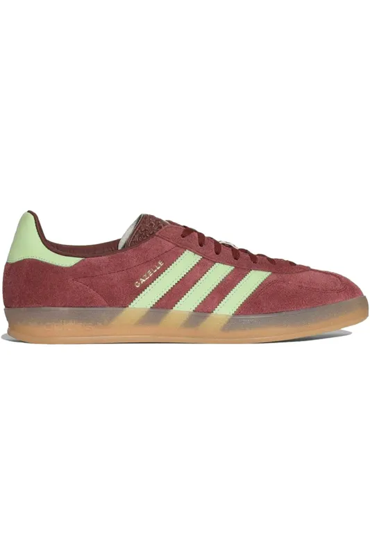 adidas Gazelle Indoor Shadow Red Semi Spark Green (IH7487)