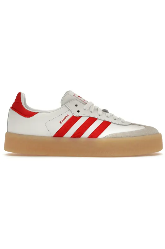 adidas Sambae White Better Scarlet Gum (Women’s) (ID0438)