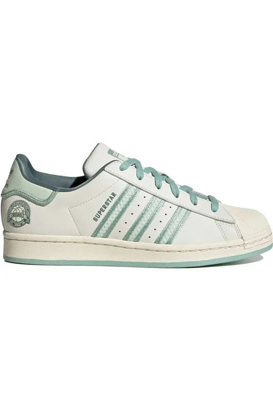 adidas Superstar Originals Chalk White Green (Women’s) (IE5532)