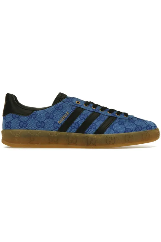 adidas x Gucci Gazelle Blue GG Monogram (IE2265/737967 FAAW3 4349)