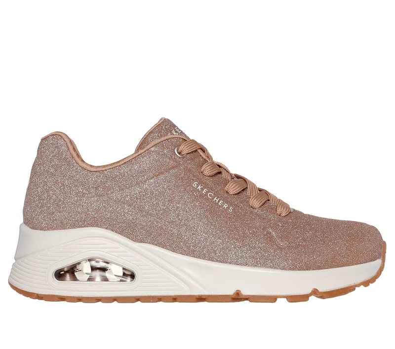 Skechers Uno – Glitter Bomb – Roosgoud (177036-RSGD)