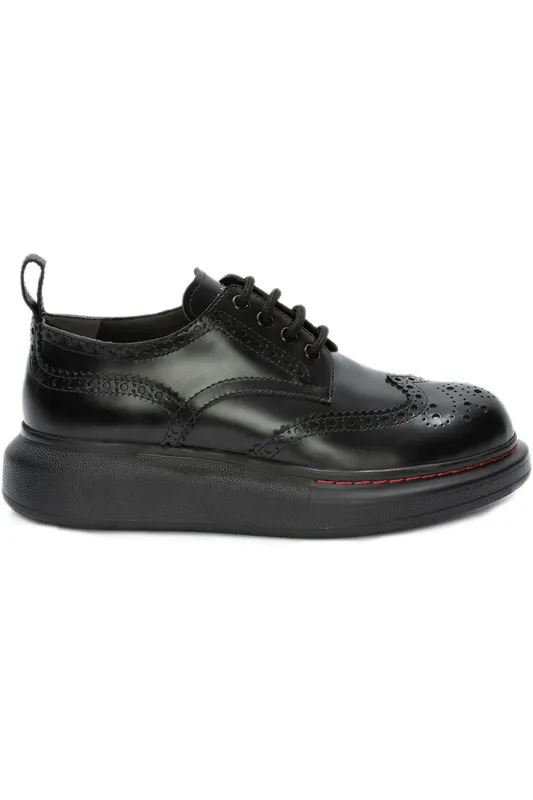 Alexander McQueen Hybrid Lace Up Black (Women’s) (586400WHX511000)